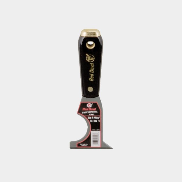 3 Red Devil 4251 6-in-1 Painter's Tool, 1-Pack, Black - Image 1